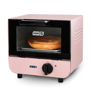 Mini Toaster Oven with Baking Tray, Auto Shut Off