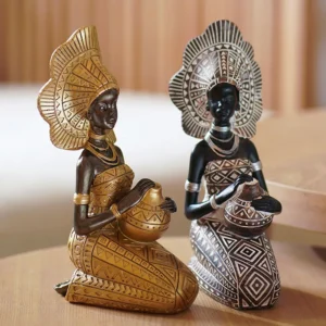 African Statues For Home Decor Sculptures Of Women