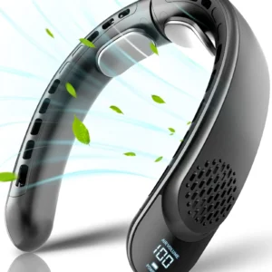 Portable Neck Fan, Turbo USB Rechargeable 3 Speeds