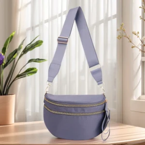 Crossbody Bag with Adjustable and Removable Strap