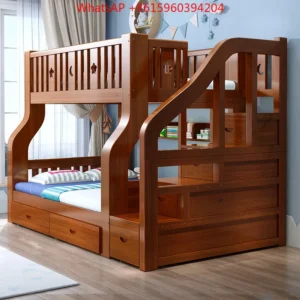 Upper and lower beds solid wood
