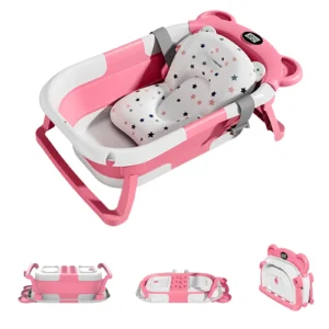 Collapsible Bathtub, Thermometer, Cushion, 0-36 mo