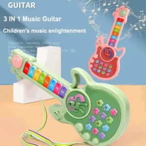 3 mode Children's Electric Guitar Educational Toy