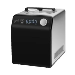 SucceBuy Upright Automatic Ice Cream Maker with Built-in Compressor 2 Quart No Pre-freezing Fruit Yogurt Machine 4 Modes